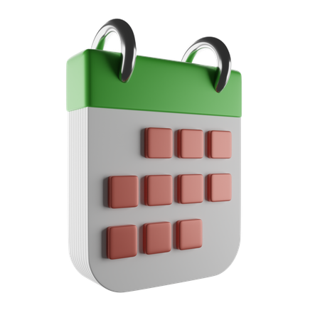 Business Calendar  3D Icon