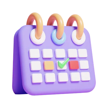 Business Calendar  3D Icon