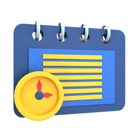 Business Calendar  3D Icon