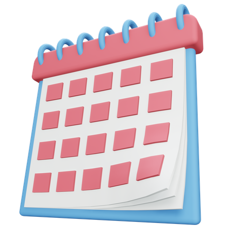 Business Calendar  3D Icon