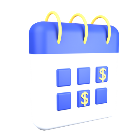 Business Calendar  3D Icon