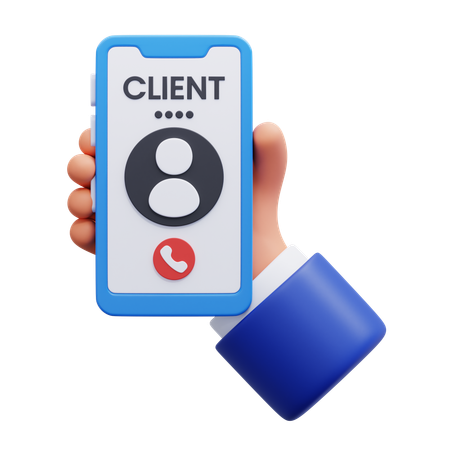 Business call  3D Icon