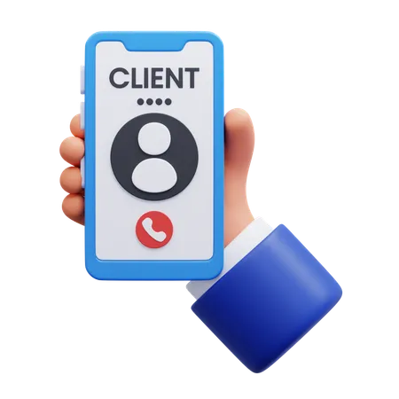 Business call  3D Icon