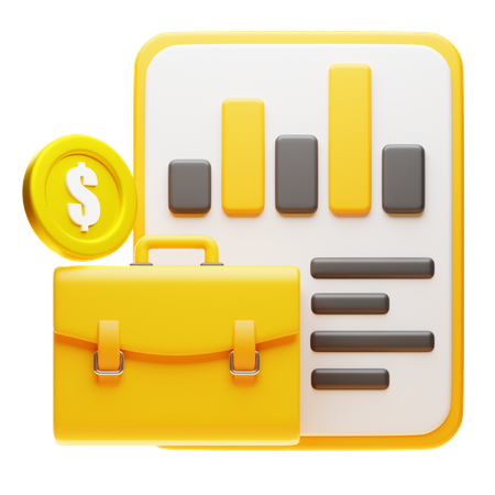 Business Case  3D Icon