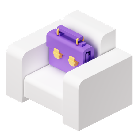 Business Chair  3D Icon