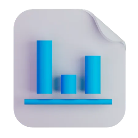 Business chart  3D Icon