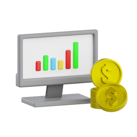 Business Chart  3D Icon