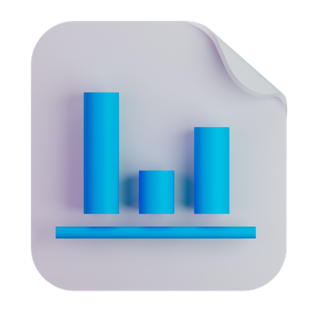 Business chart  3D Icon