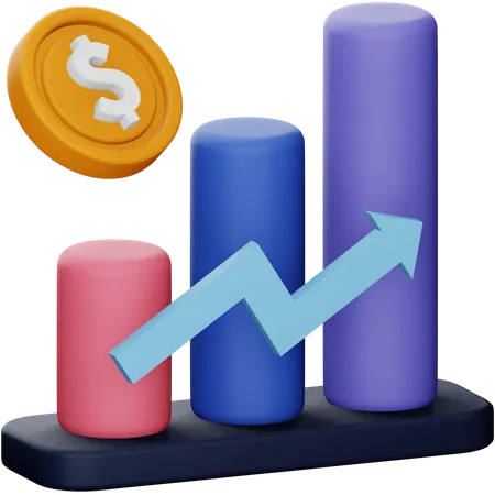 Business Chart  3D Icon