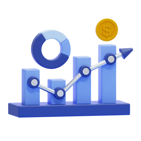 Business Chart  3D Icon