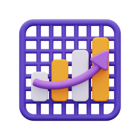 Business Chart  3D Icon