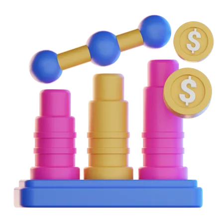 Business Chart  3D Icon