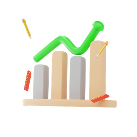 Business Chart  3D Icon