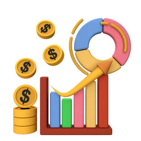 Business Chart  3D Icon