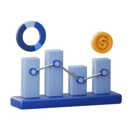 Business Chart  3D Icon