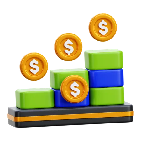 Business Chart  3D Icon