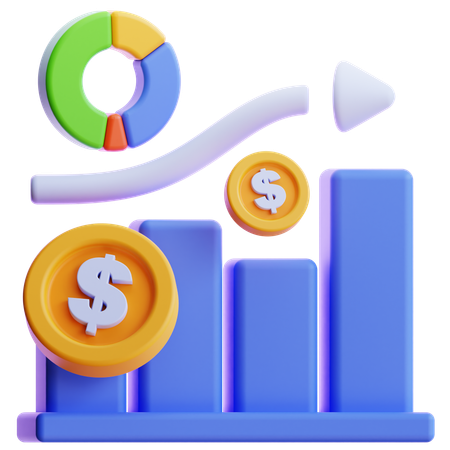 Business Chart  3D Icon