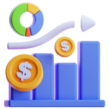 Business Chart  3D Icon