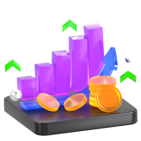Business chart  3D Icon