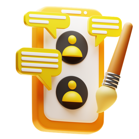 Business Chat  3D Icon