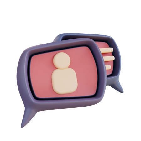 Business Chat  3D Icon