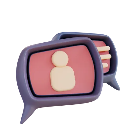 Business Chat  3D Icon