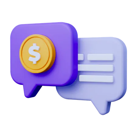 Business Chat  3D Icon