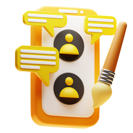 Business Chat  3D Icon