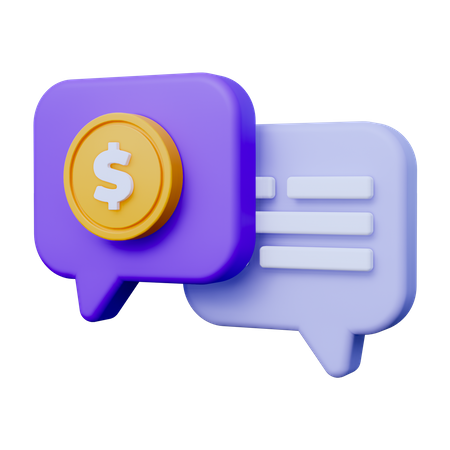 Business Chat  3D Icon