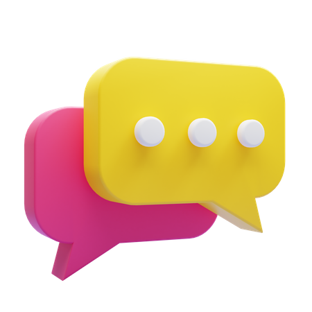 Business Chat 3D Icon