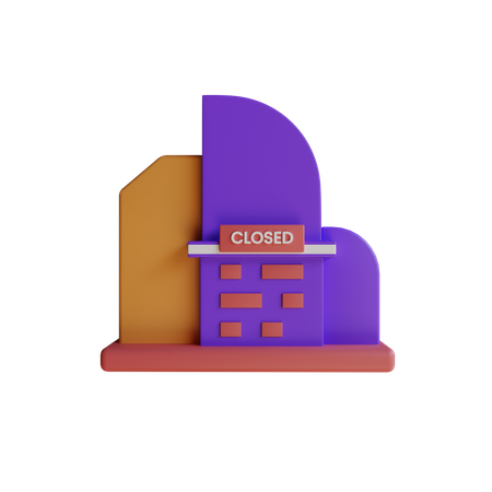 Business Closed  3D Icon