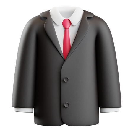 Business coat 3D Icon