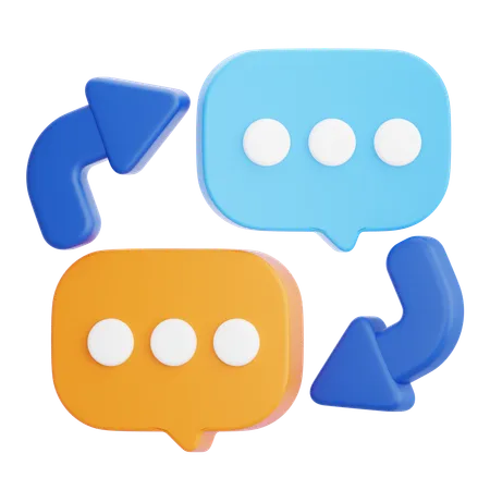 Business Communication  3D Icon