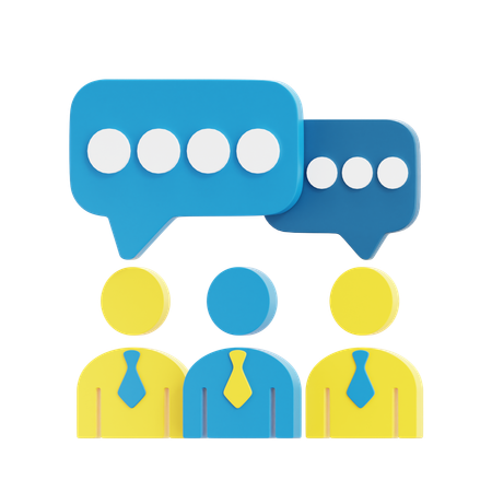 Business Communication  3D Icon