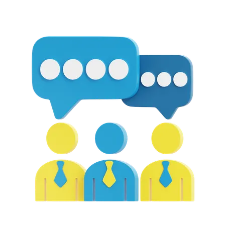 Business Communication  3D Icon