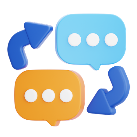 Business Communication  3D Icon