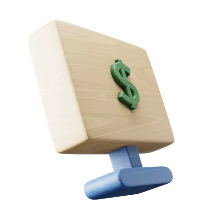 Business Computer  3D Icon