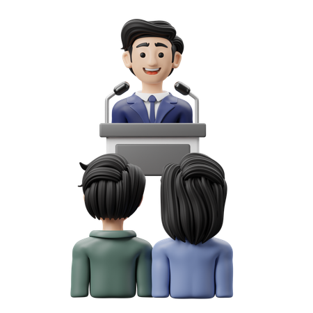 Business Conference  3D Icon