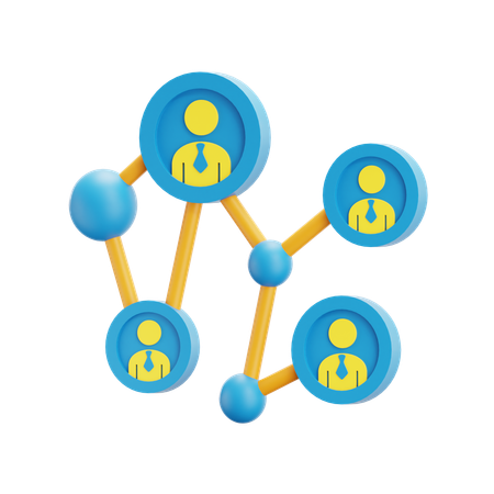 Business Connection  3D Icon