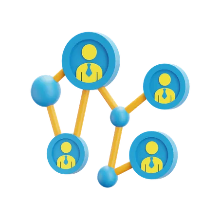 Business Connection  3D Icon