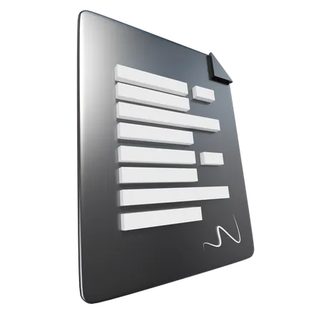 Business Contract  3D Icon