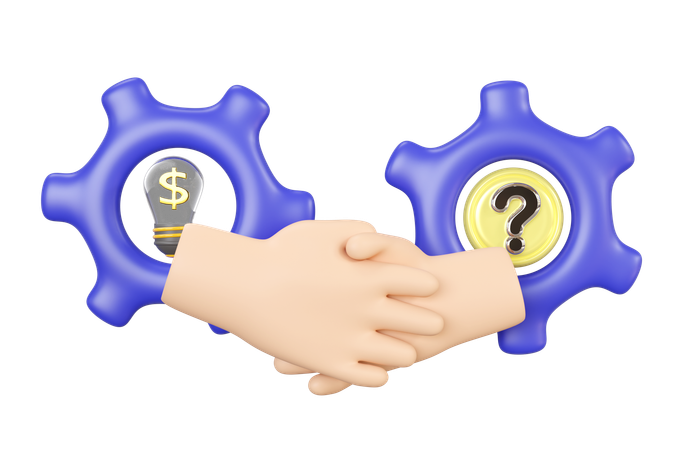 Business Contract  3D Icon