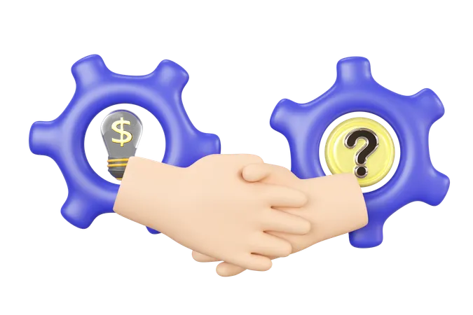 Business Contract  3D Icon