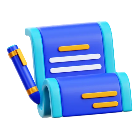 Business Contract  3D Icon