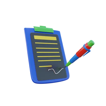 Business Contract  3D Icon