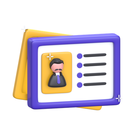 Business Contract  3D Icon