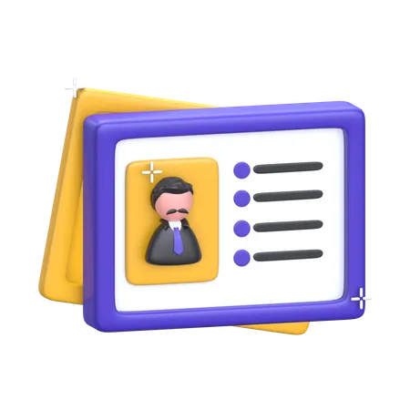 Business Contract  3D Icon