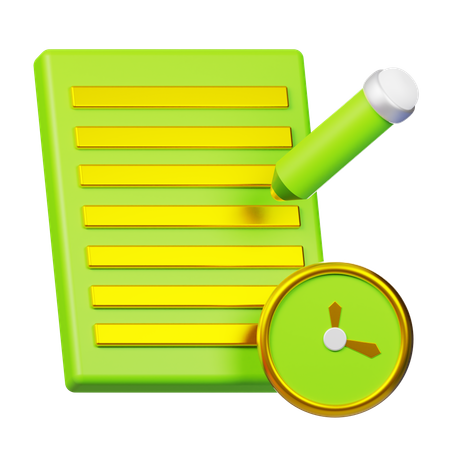 Business Contract  3D Icon