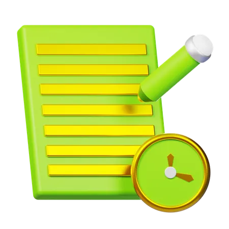 Business Contract  3D Icon