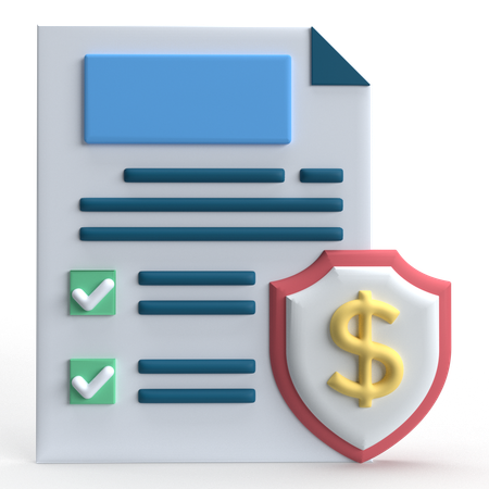 Business Contract  3D Icon